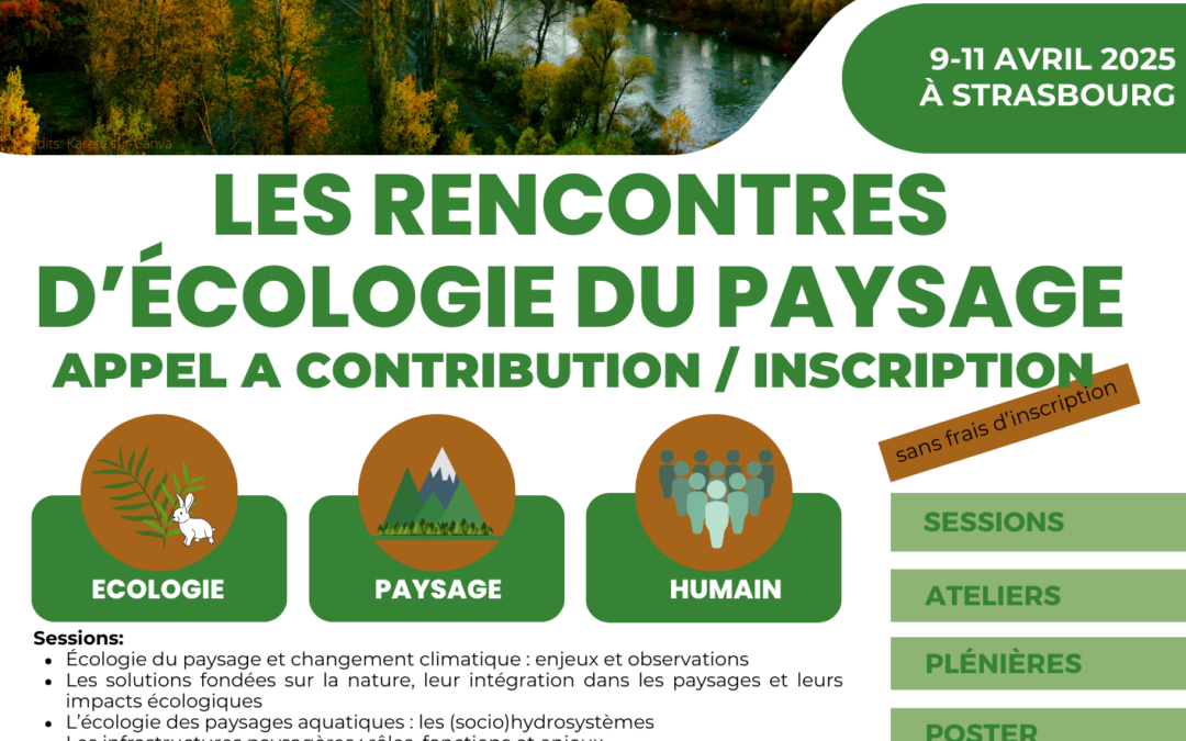 Rencontres d’écologie des paysages 2025